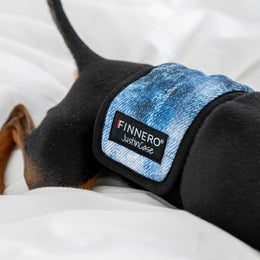 FINNERO JustinCase Denim &ndash; Urosvy&ouml; koiralle, koko XXS