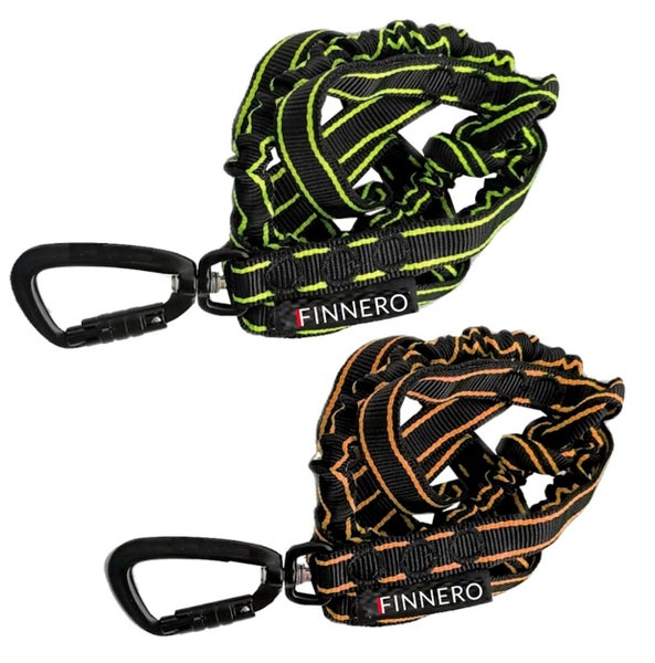 FINNERO POWER koiran Joustotalutin - 2 V&auml;ri&auml;